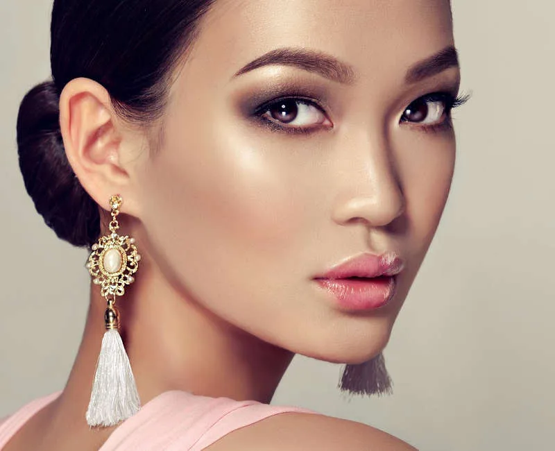 Skincare Aesthetics Face Model