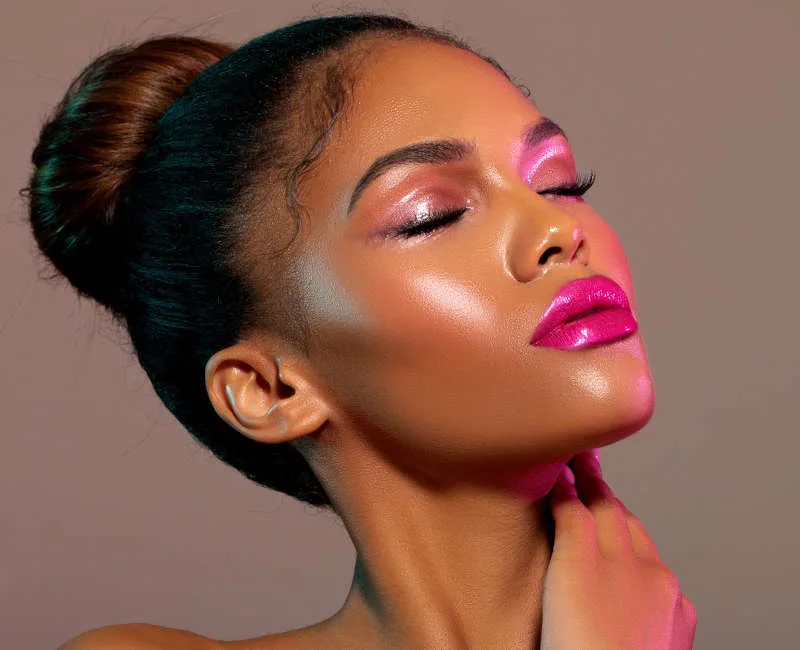 Skincare Aesthetics Face Model