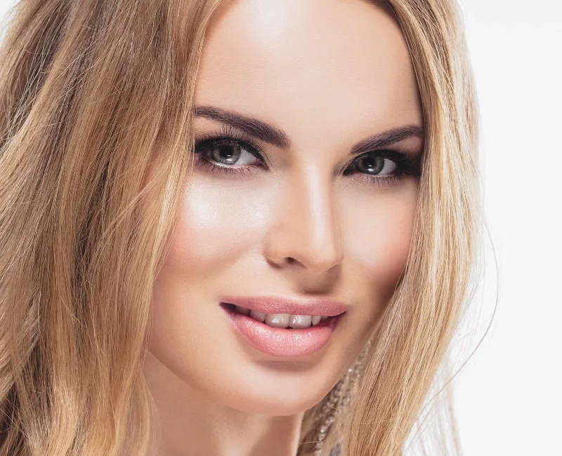 Skincare Aesthetics Face Model