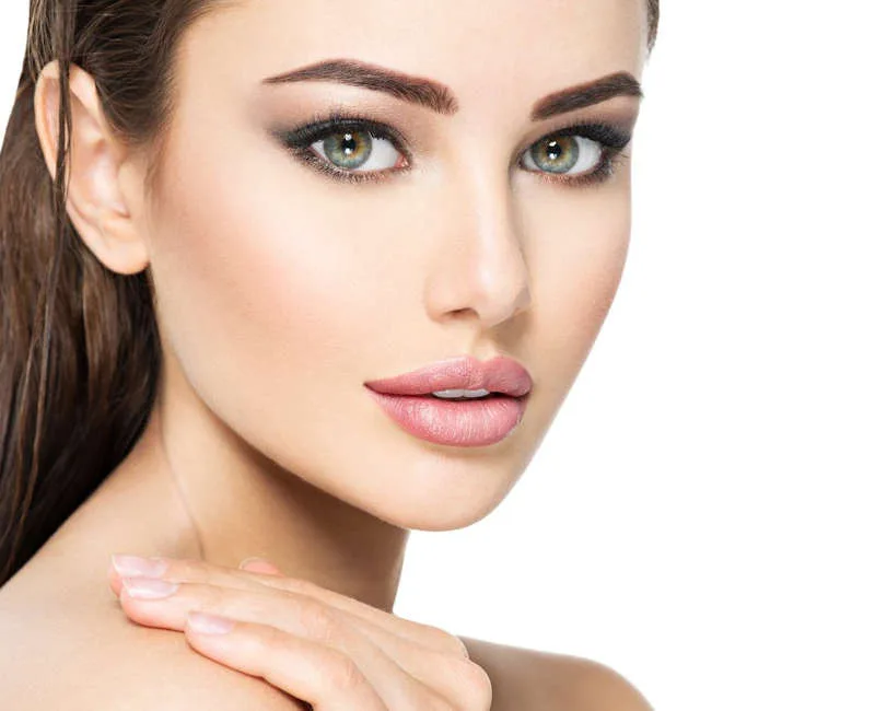 Skincare Aesthetics Face Model